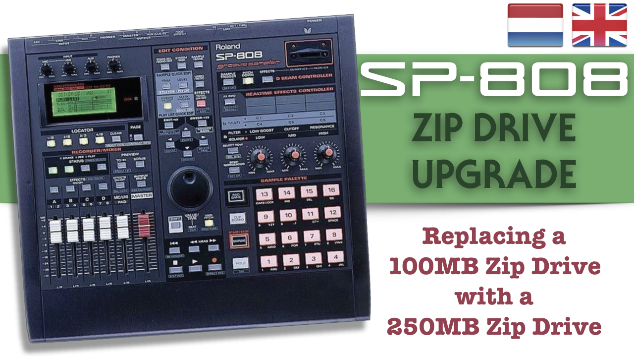 Upgrade OS + Zip Drive Roland SP-808 | The MIDI Maniac